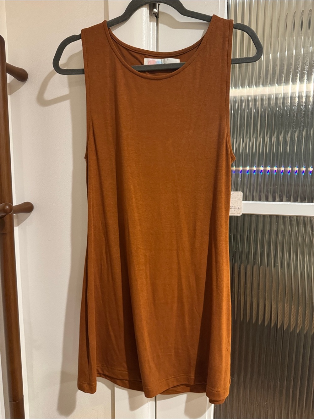 FP Beach Rust Sleeveless Mini Dress - Size M - New with tags